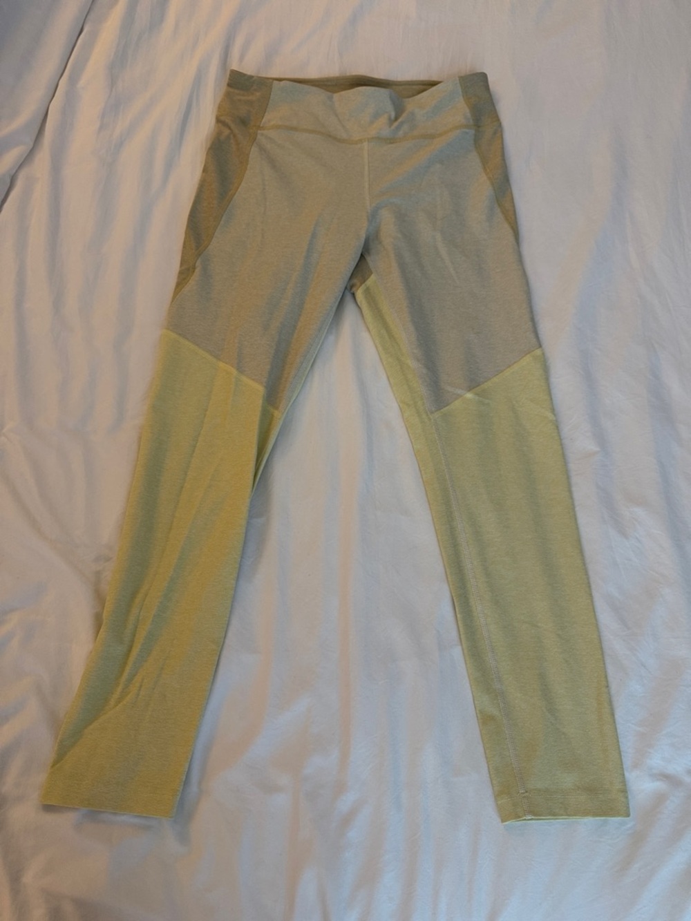 Outdoor Voices Two-Tone Yellow Leggings